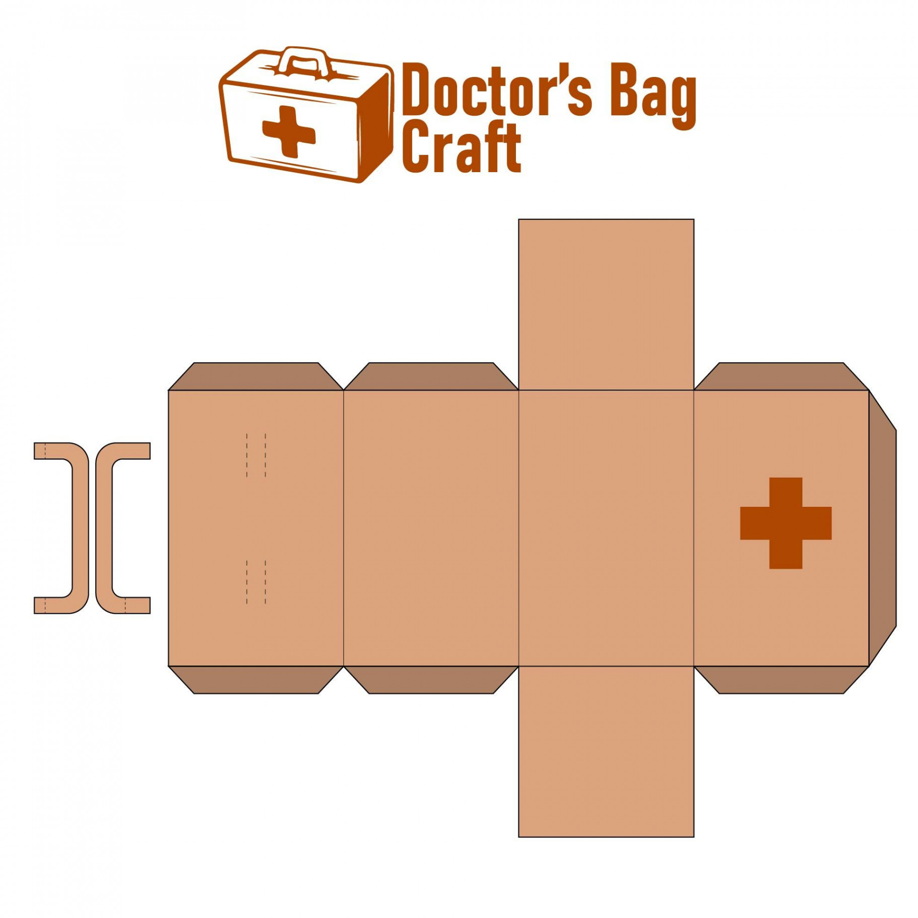 Printable Doctor Bag Template  Doctor bag craft, Doctor craft, Doctor