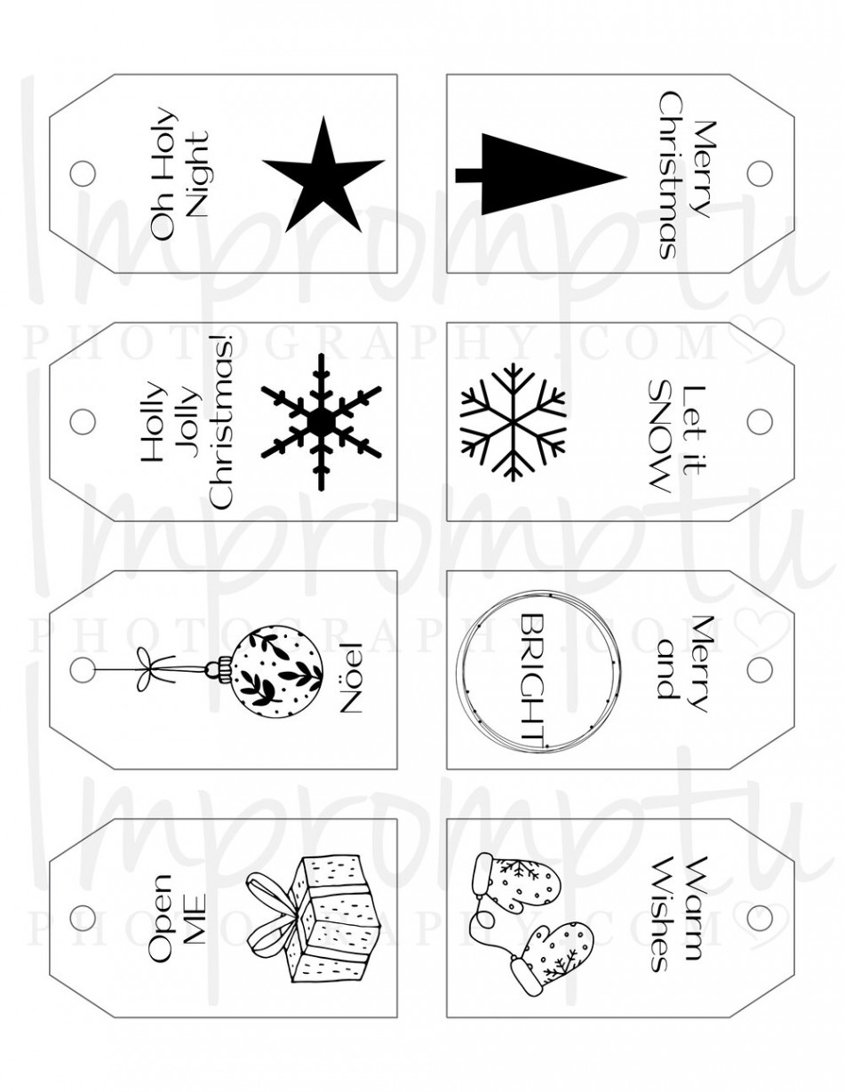Printable Gift Tags-Avery  Scandinavian Minimalistic design