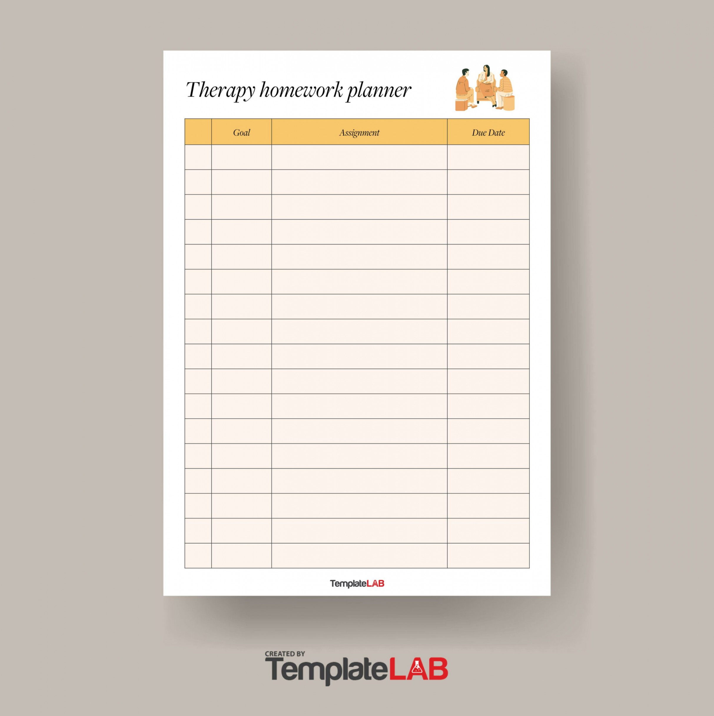 Printable Homework Planners (PDF, Word, Excel) ᐅ TemplateLab