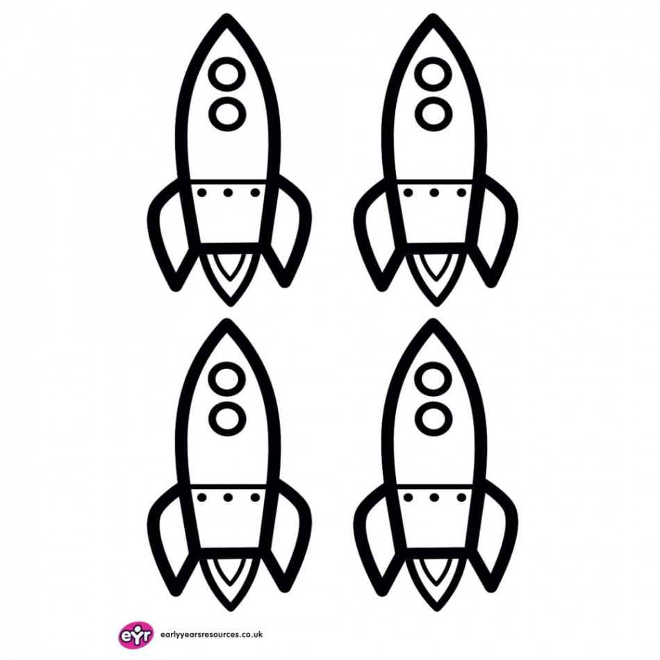 Printable Rocket Template  Early Years Resources