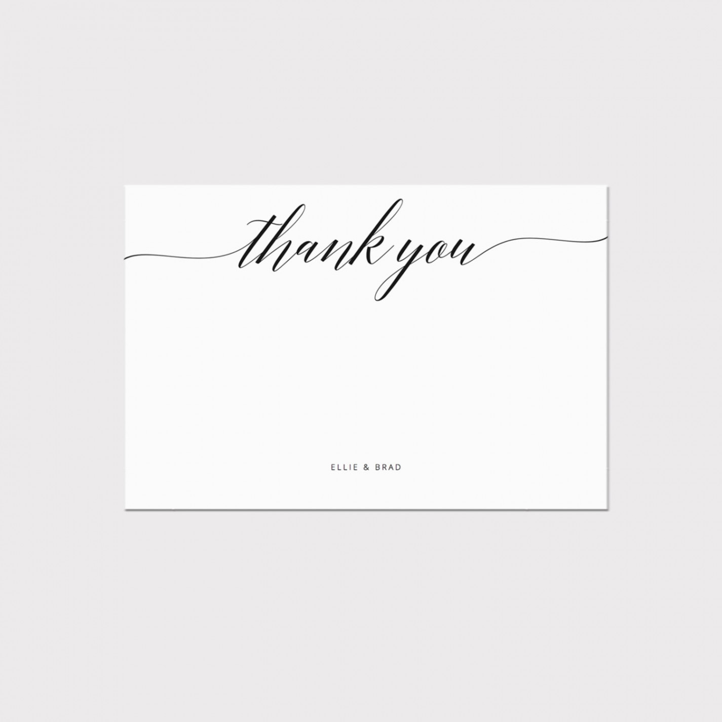 Printable Thank You Card Template Whimsical Calligraphy Thank - Etsy