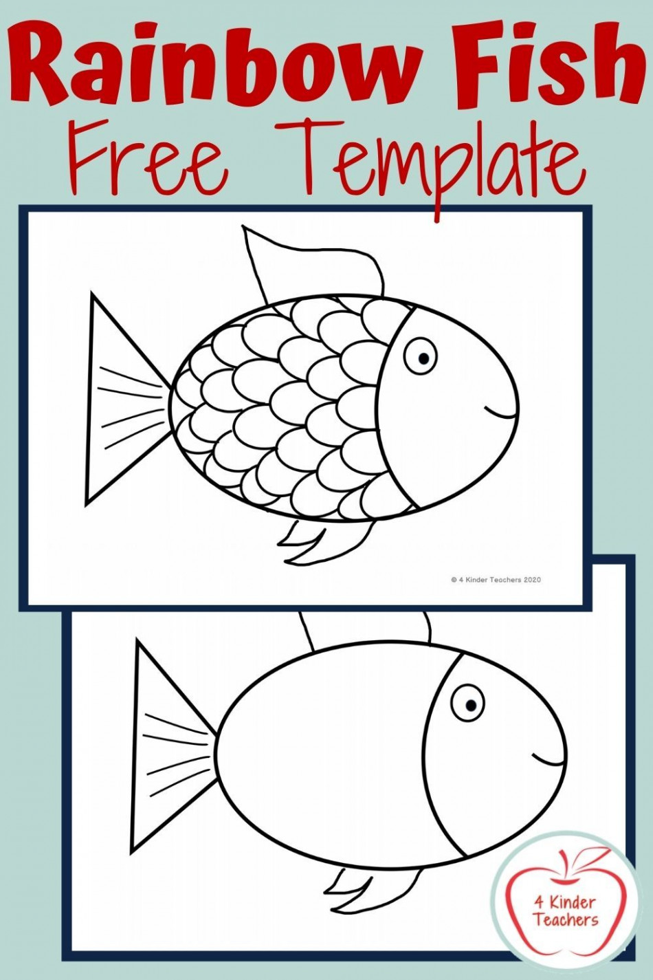 Rainbow Fish Free Printable  Rainbow fish activities, Rainbow