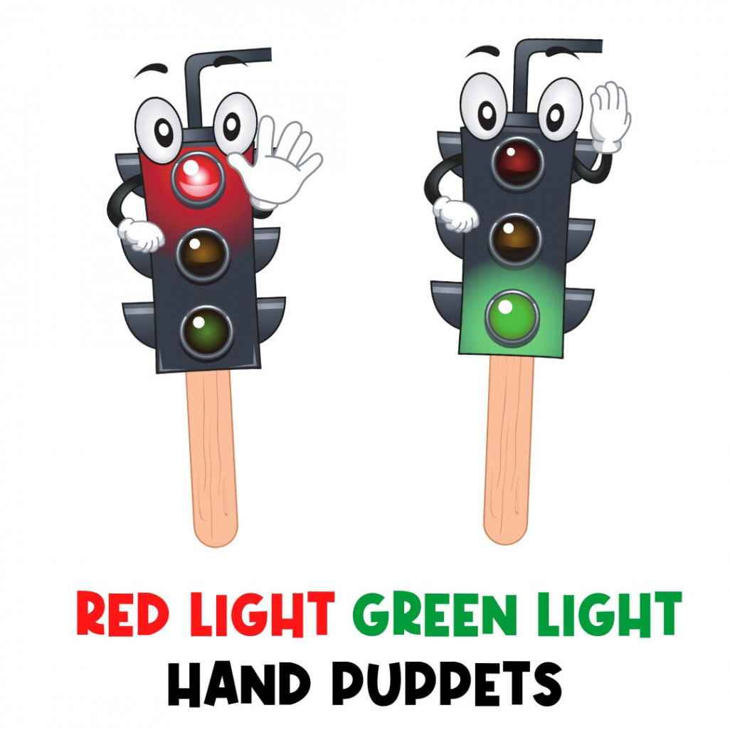 Red Light Green Light Game Children