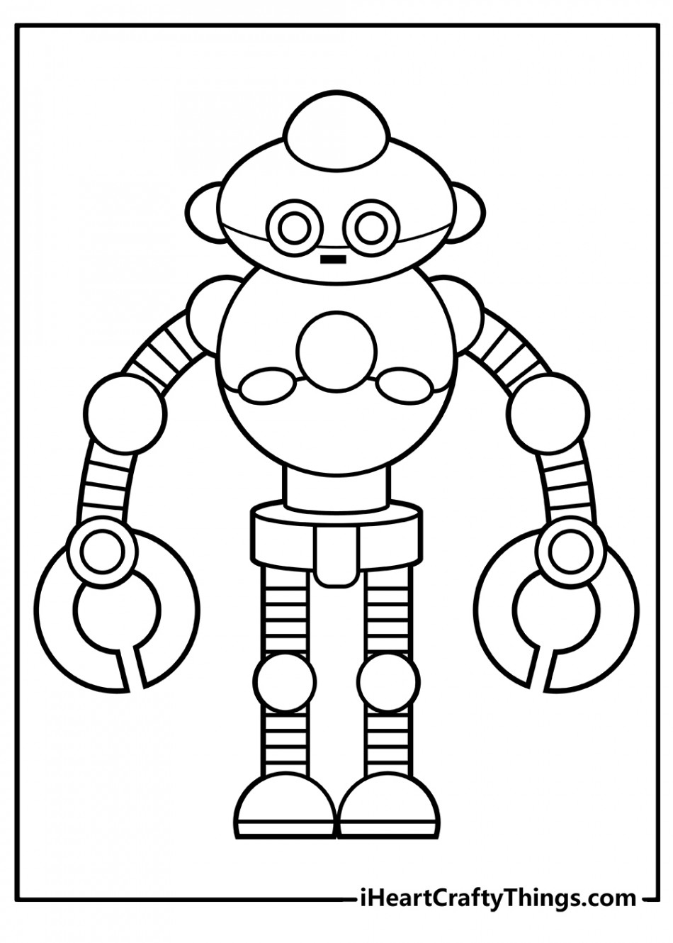 Robot Coloring Pages (% Free Printables)