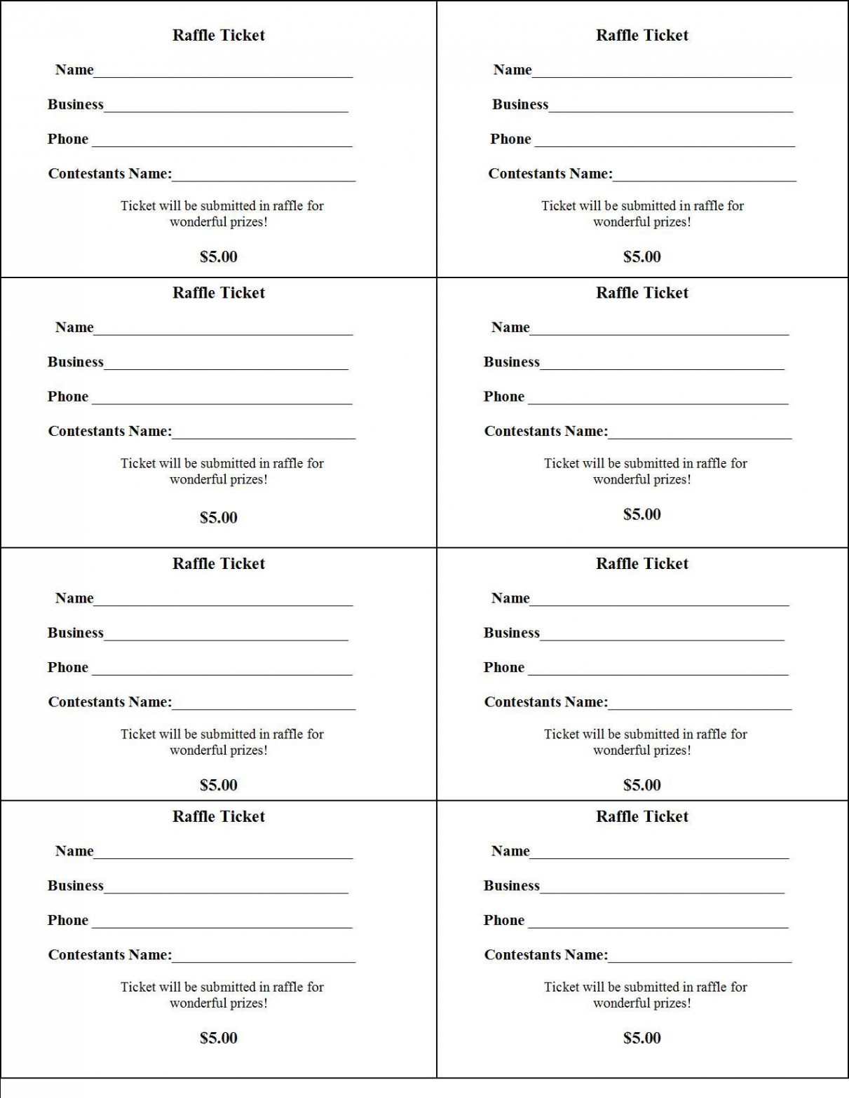 Search Results for: thirty one prize drawing slip template