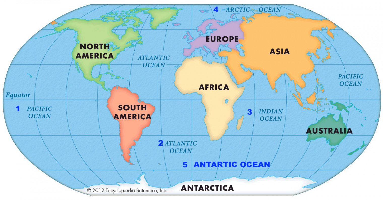 SEVEN continents and FIVE oceans – English is fun in Stefie