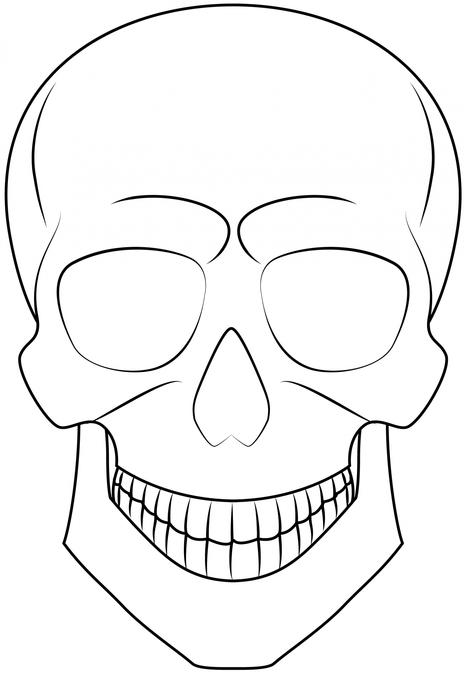 Skull Printable Template  Free Printable Papercraft Templates