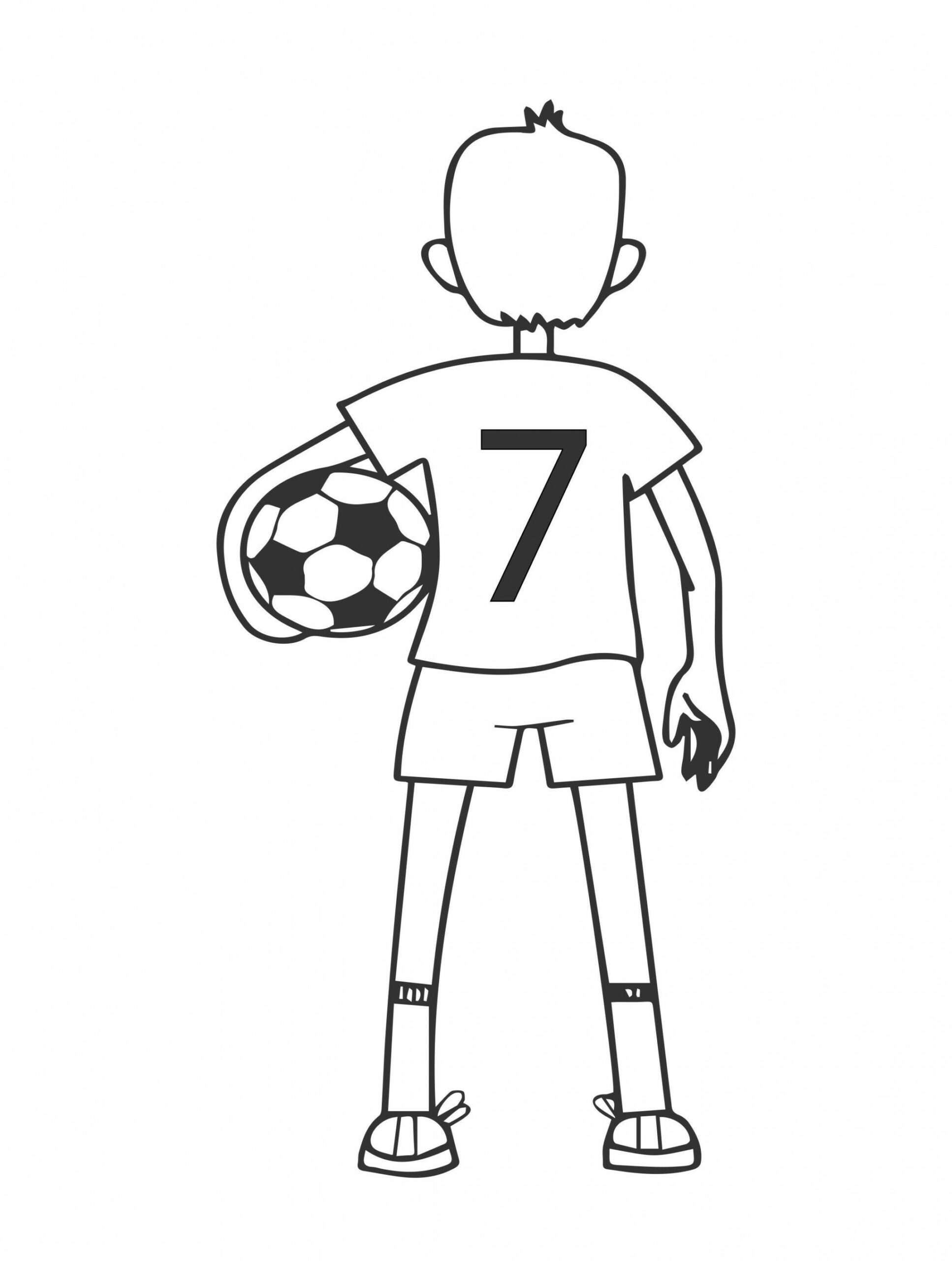 Soccer Coloring Sheets Variety Printable PDF Part Printable