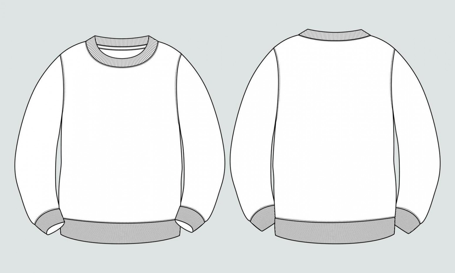 Sweater Template Vector Art, Icons, and Graphics for Free Download