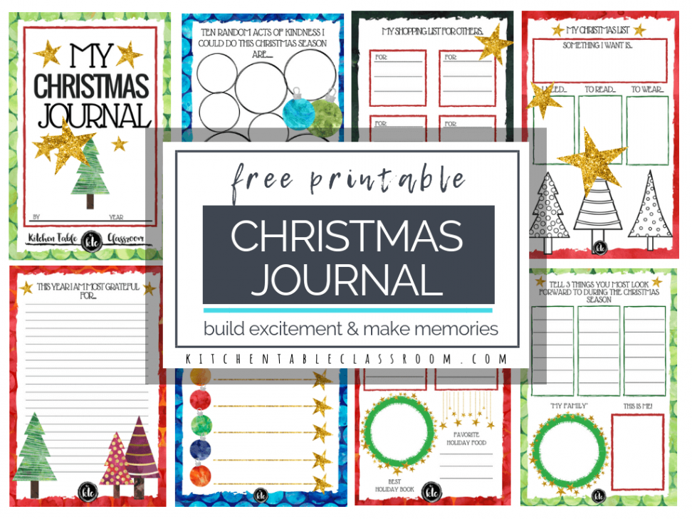 The Christmas Book- Free Christmas Printables - The Kitchen Table