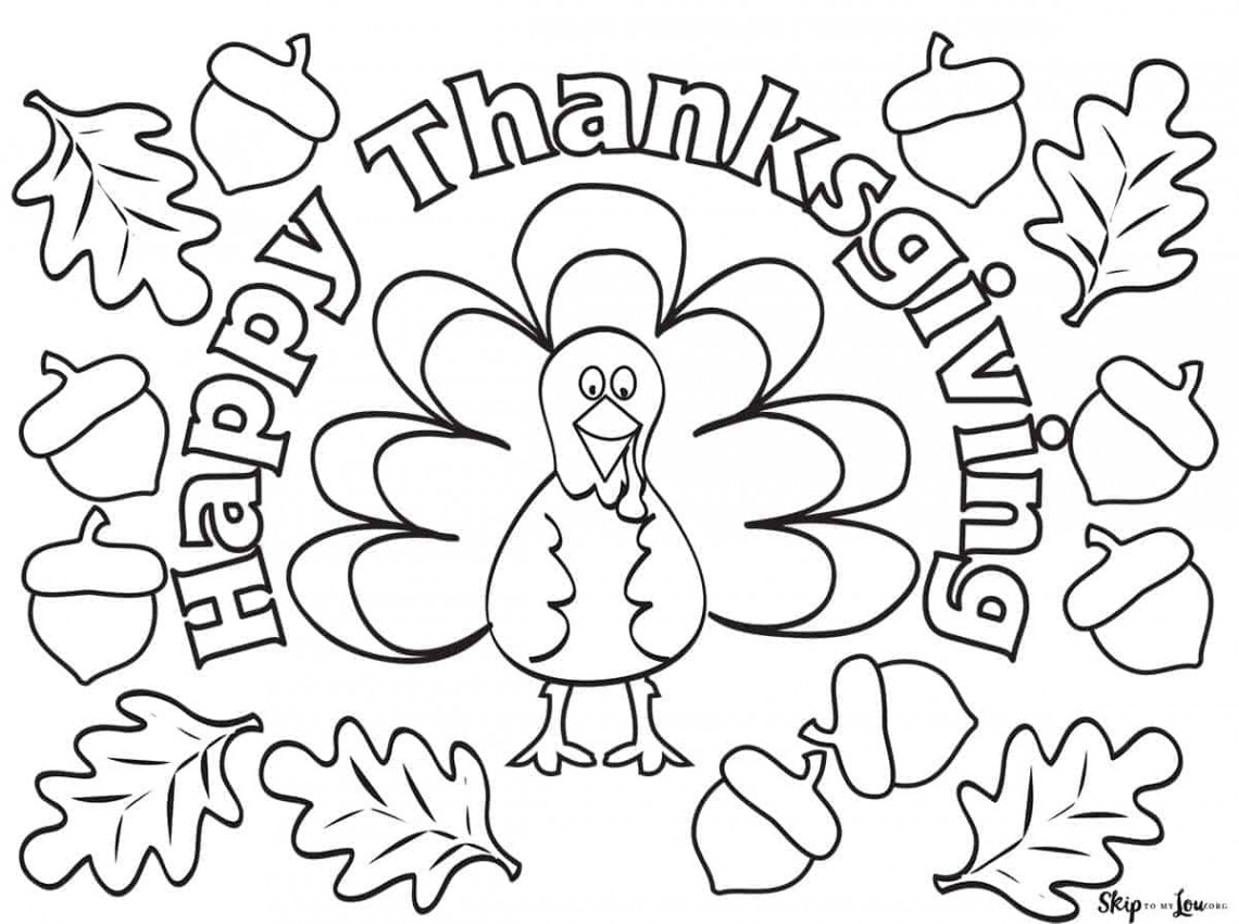 The CUTEST Free Turkey Coloring Pages  Skip To My Lou