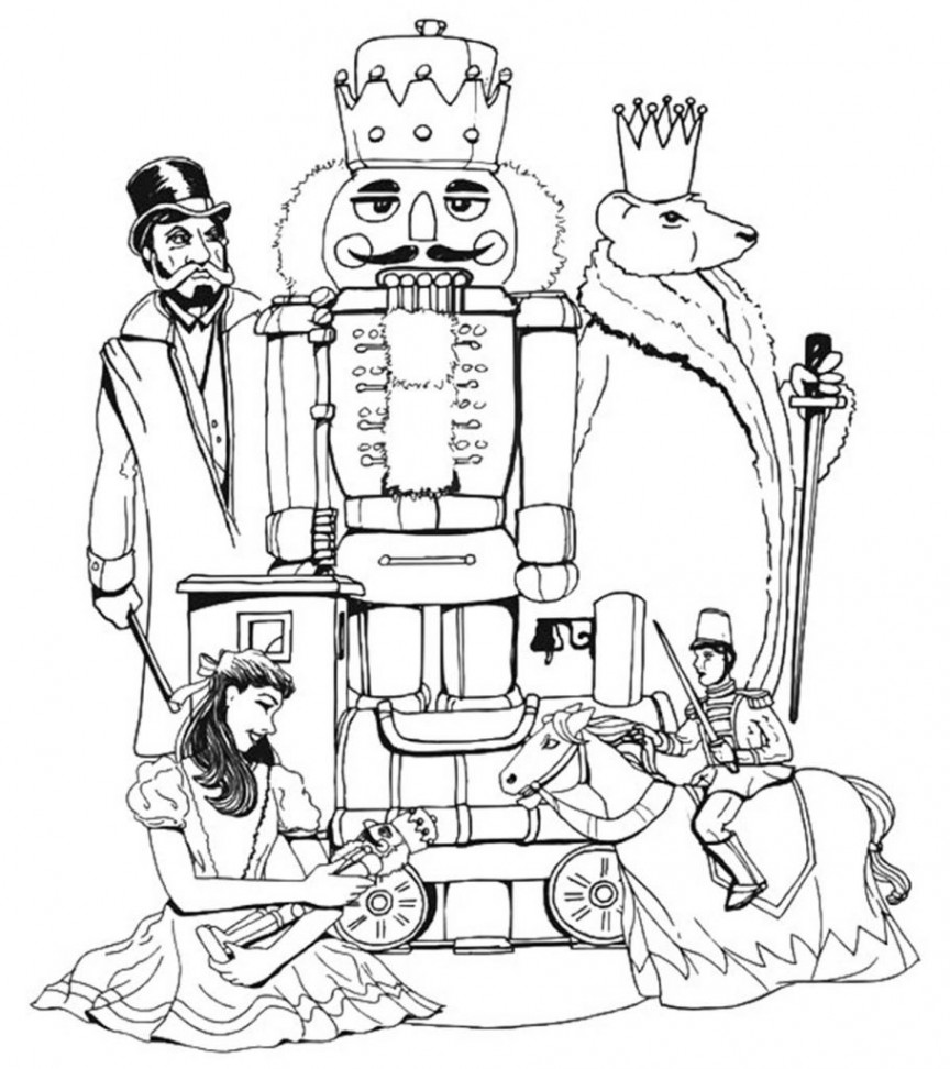 Top  Free Printable Nutcracker Coloring Pages Online