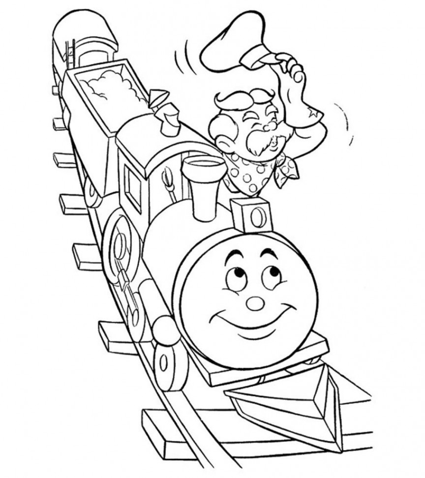 Top  Free Printable Train Coloring Pages Online