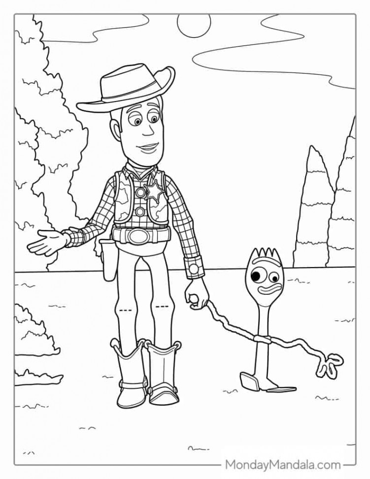 Toy Story Coloring Pages (Free PDF Printables)