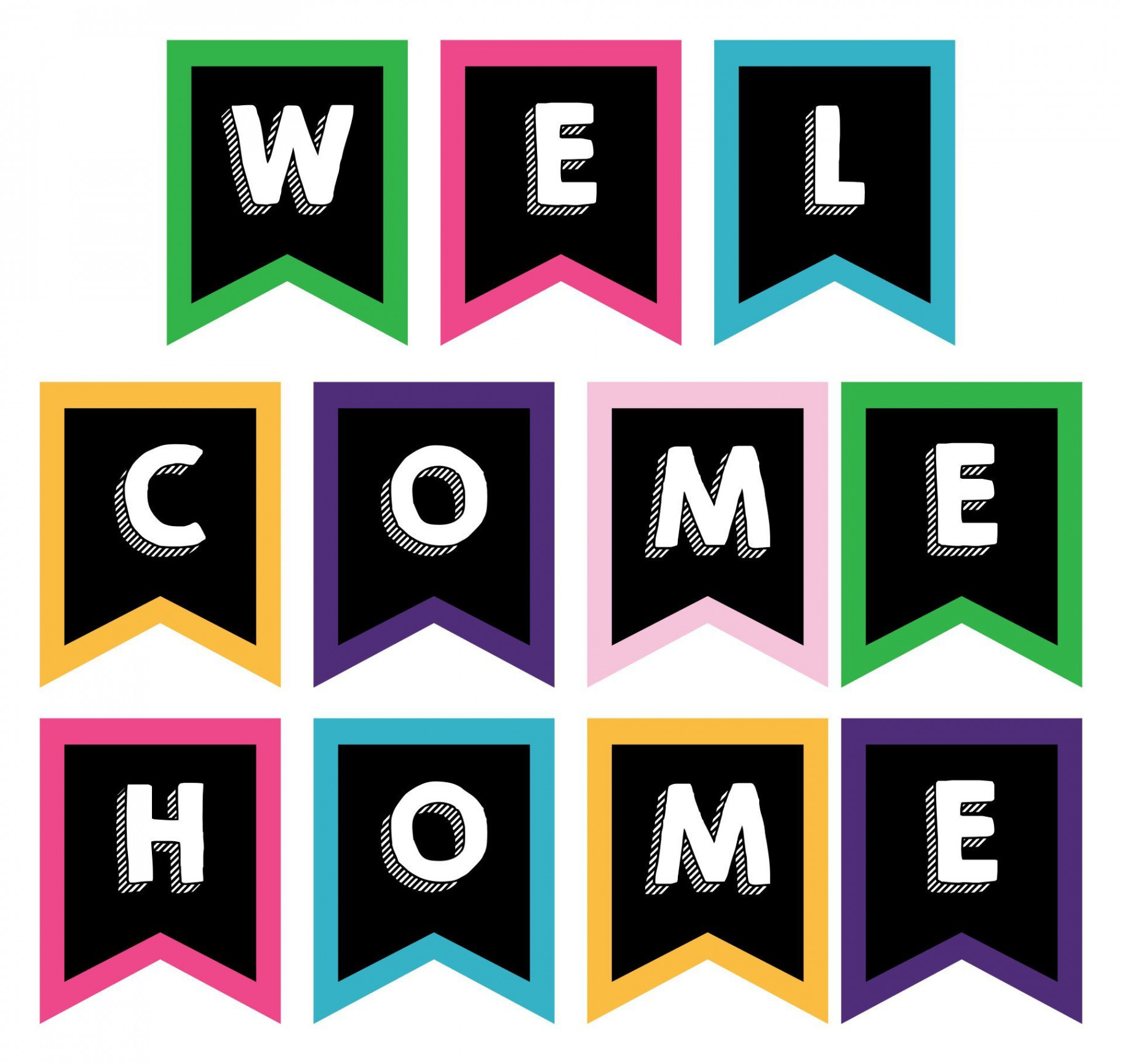 Welcome Home Banner Printable Free  Welcome home banners, Welcome