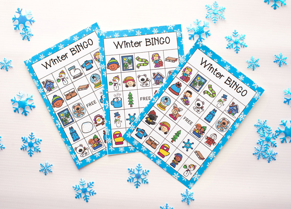 Winter Bingo (Free Printable) - The Best Ideas for Kids