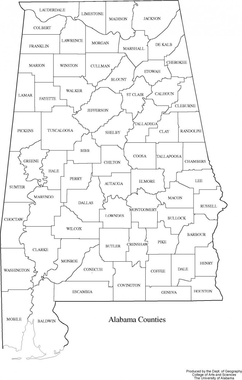 Alabama Maps - Basemaps