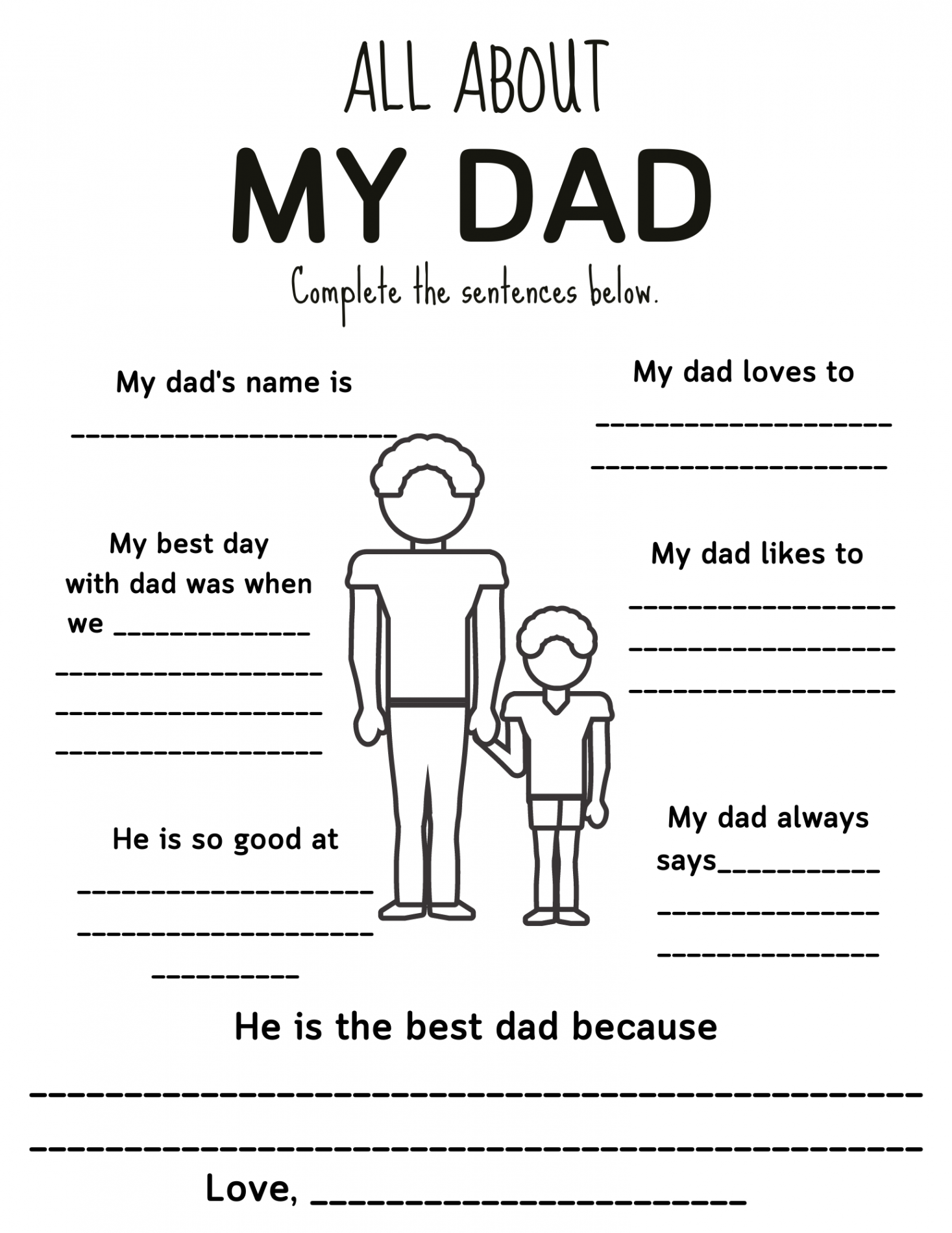 All About My Dad Father