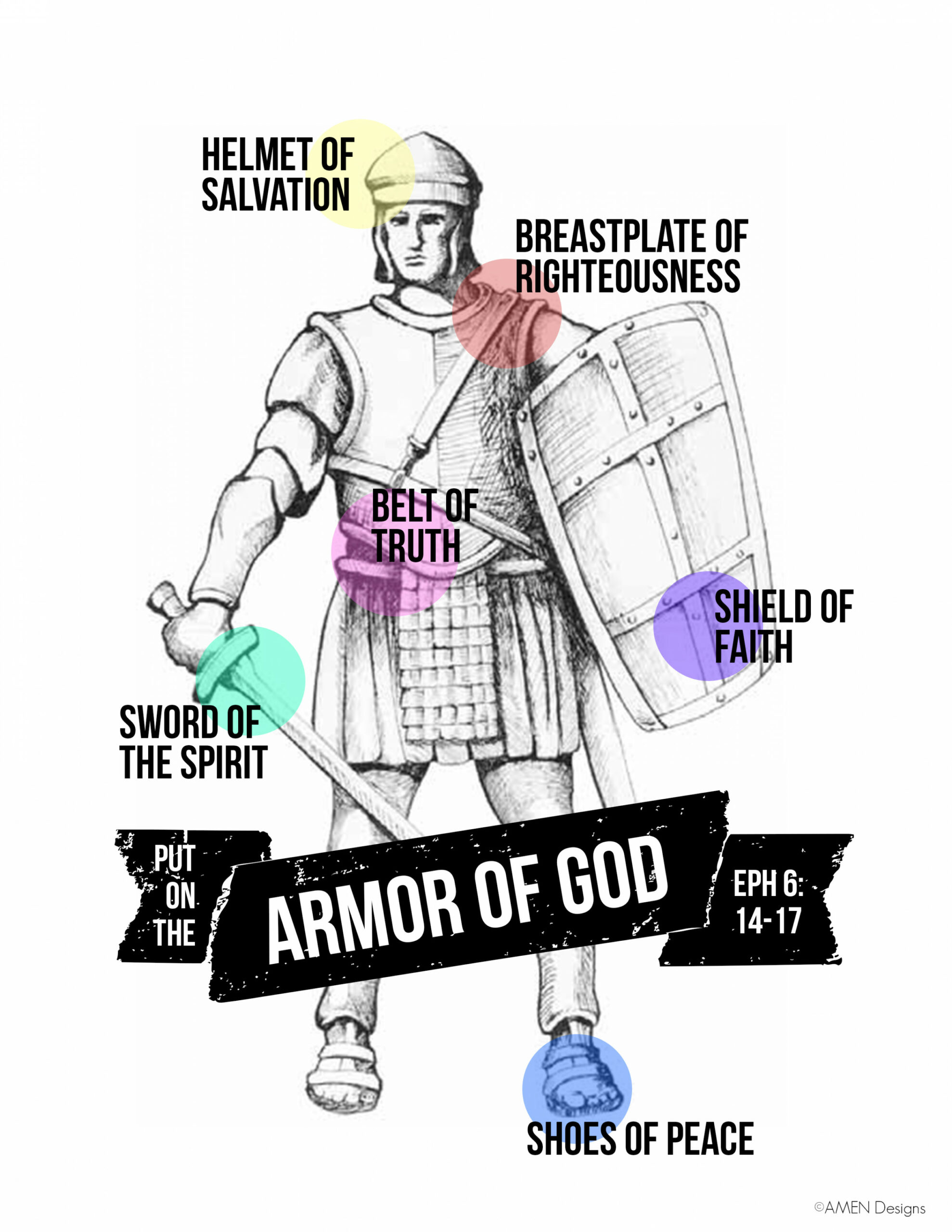 Armor of God FREE Printable Art