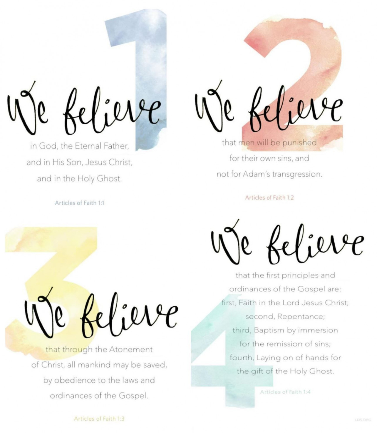 Articles of Faith Printables of All   Articles of faith, Faith