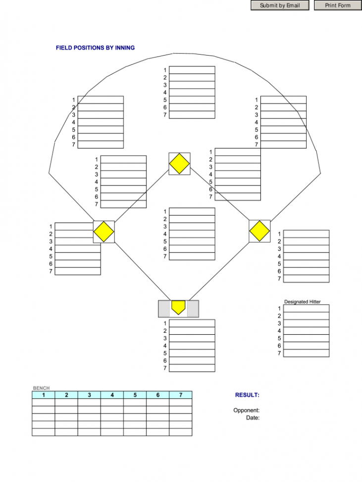 Baseball Position Chart - Fill Online, Printable, Fillable, Blank