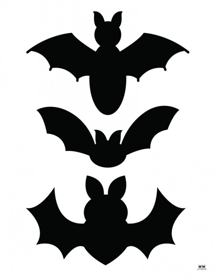 Bat Templates & Coloring Pages -  FREE Printables  Printabulls