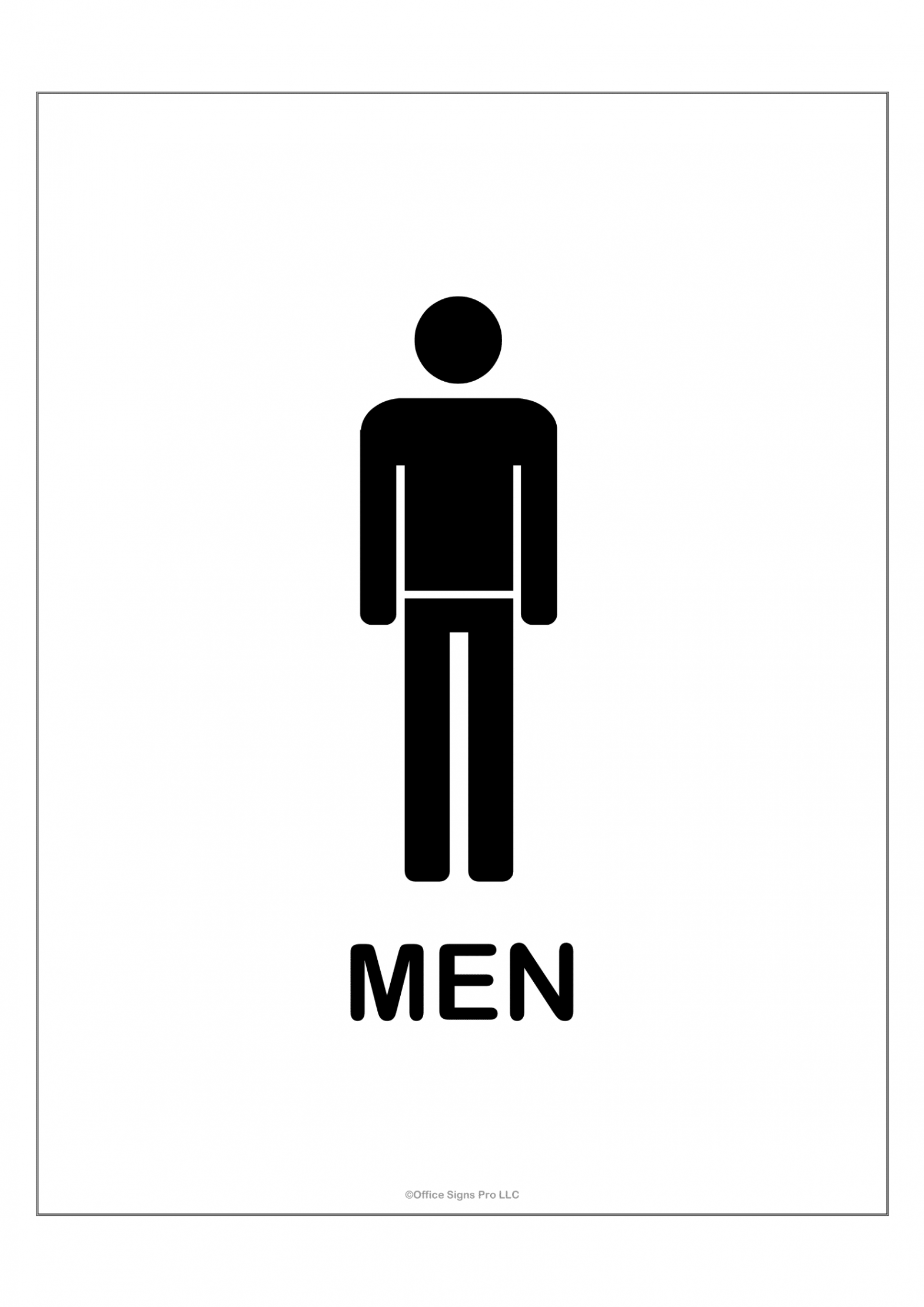 Bathroom Signs  Poster Template