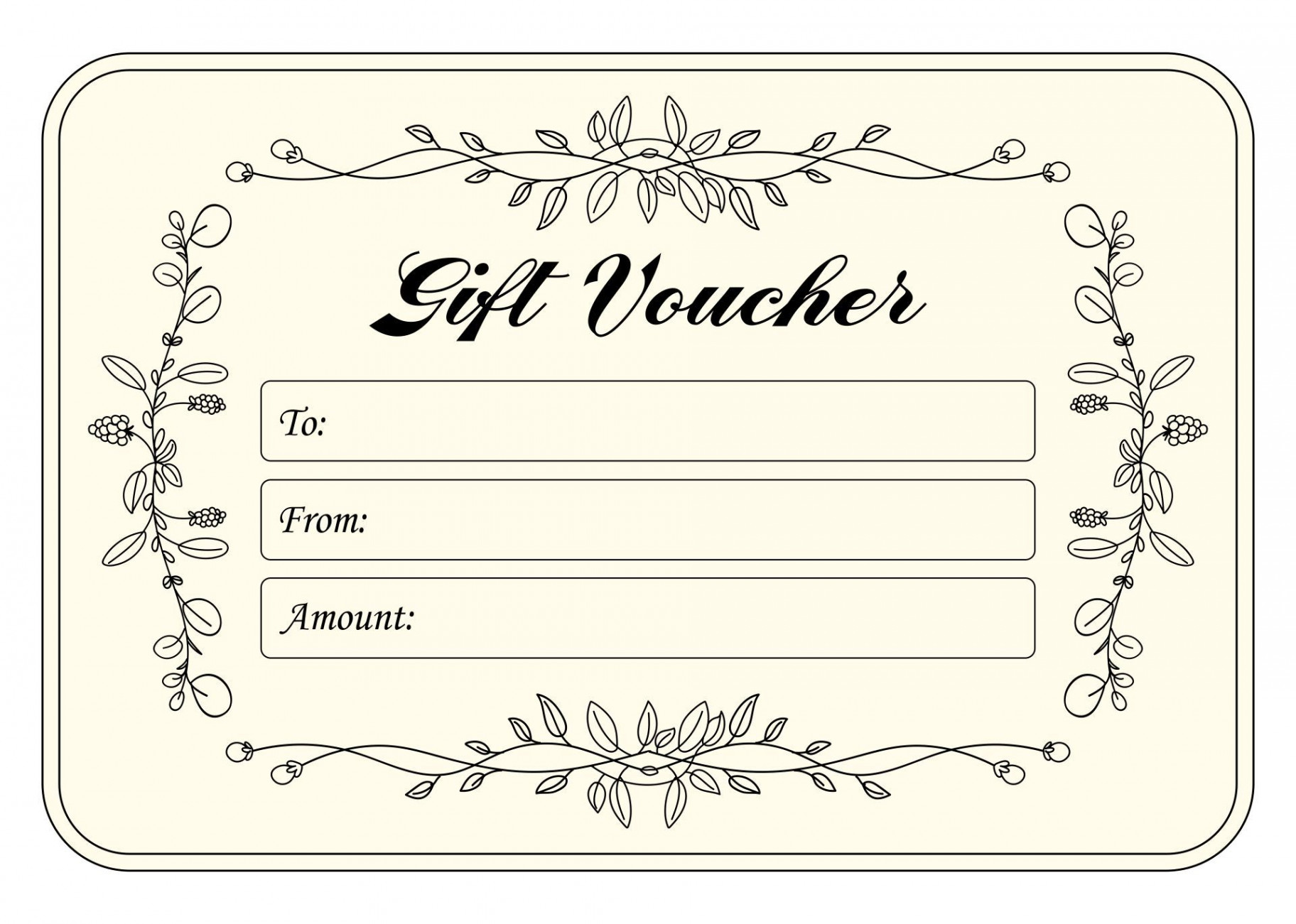 Blank Coupon Template Printable in   Coupon template, Gift