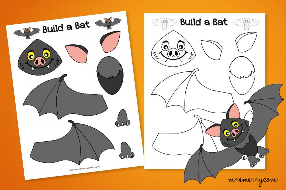 Build a Bat Printable & Free Templates  Mrs