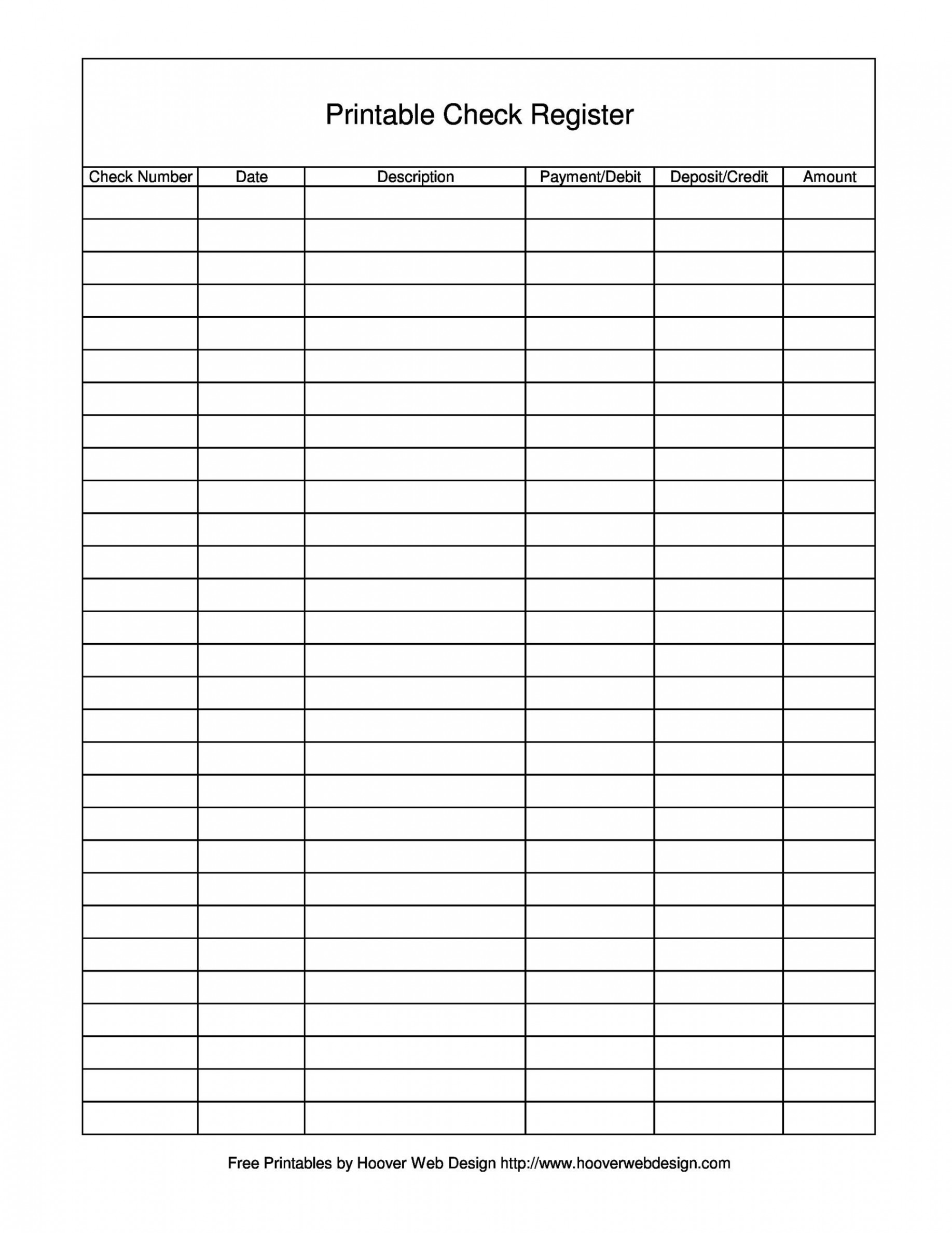 Checkbook Register Templates [% Free, Printable] ᐅ TemplateLab