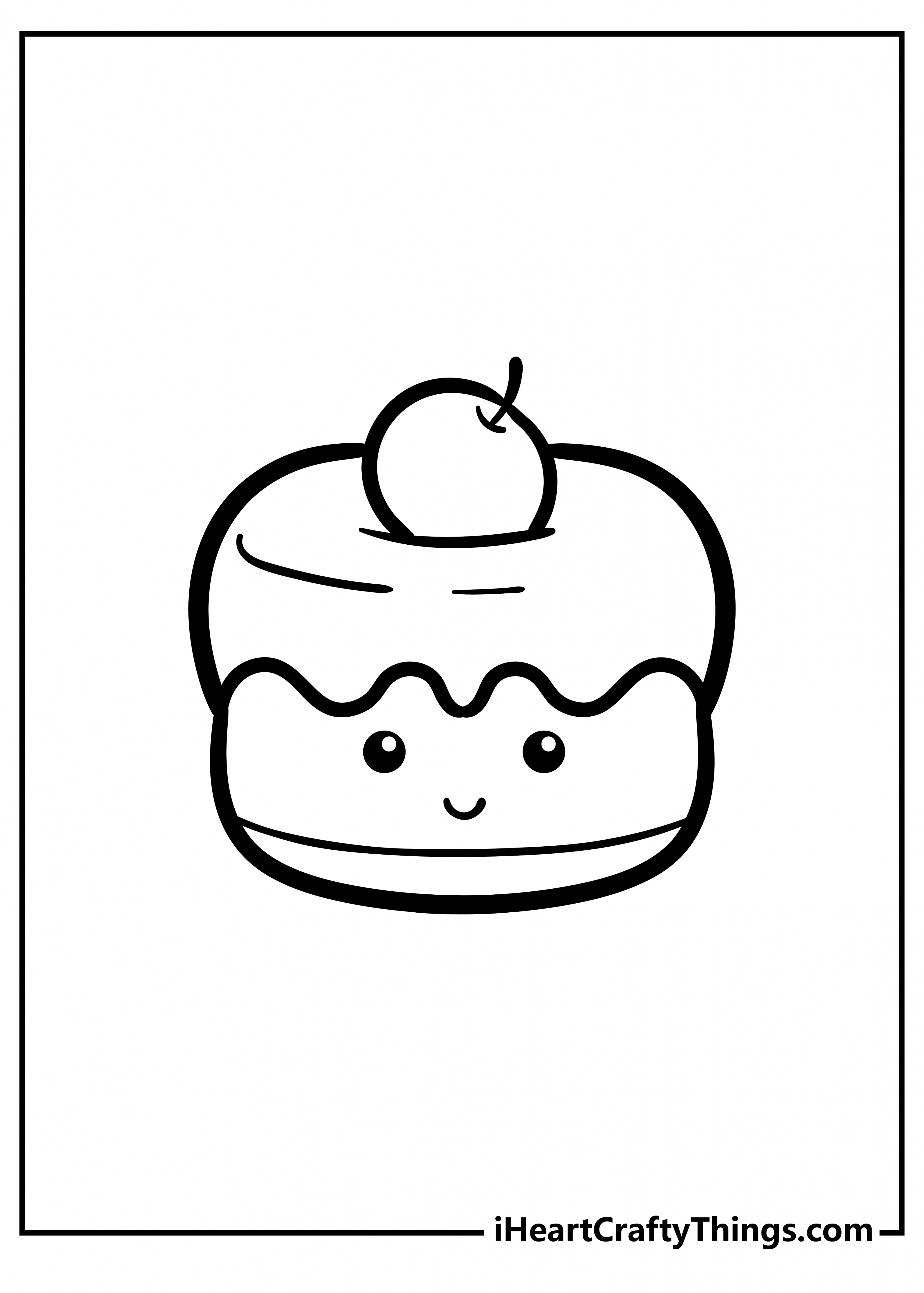 Cute Food Coloring Pages (% Free Printables)