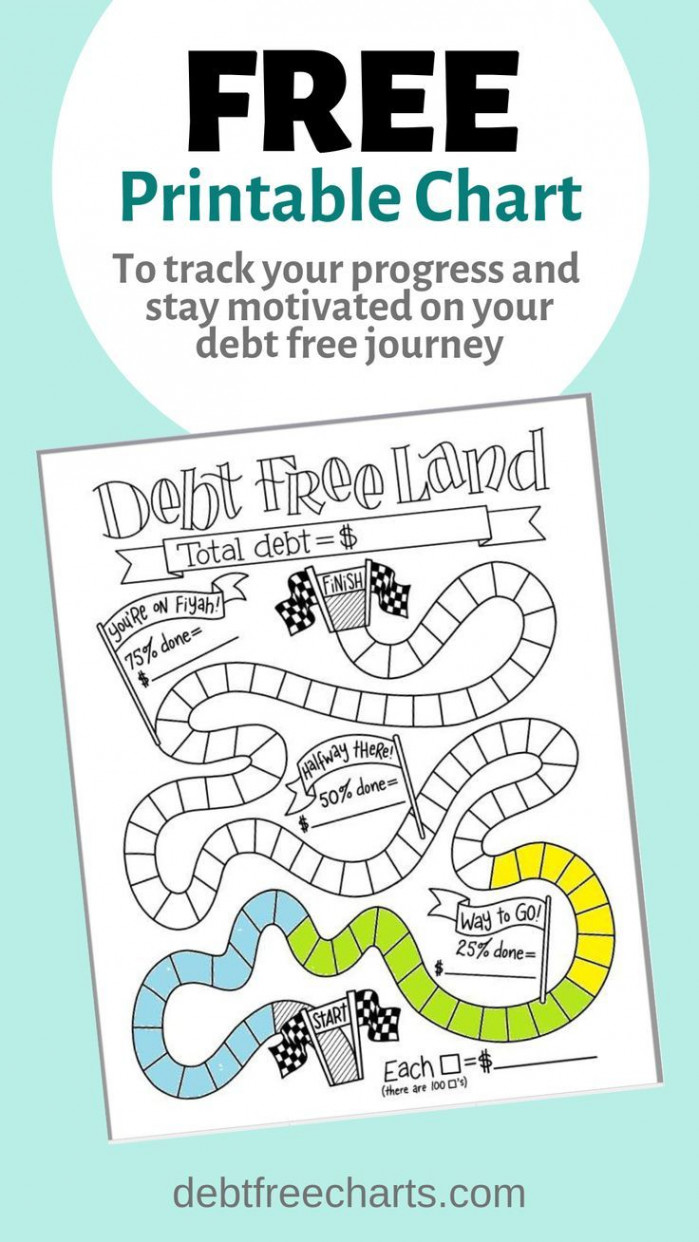 Debt Free Land Tracking Chart  Debt free, Credit card debt payoff