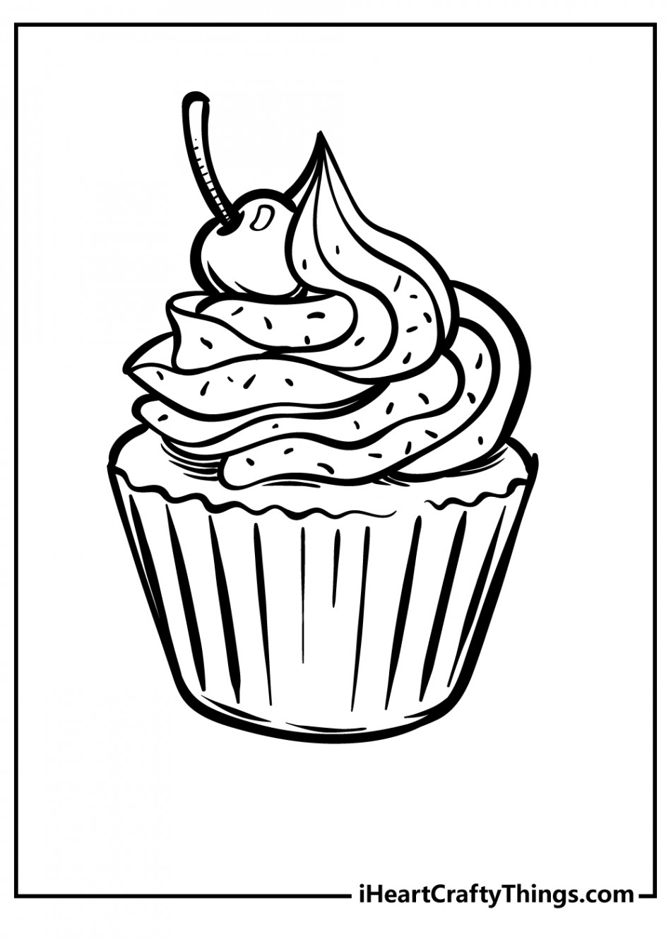 Dessert Coloring Pages (% Free Printables)