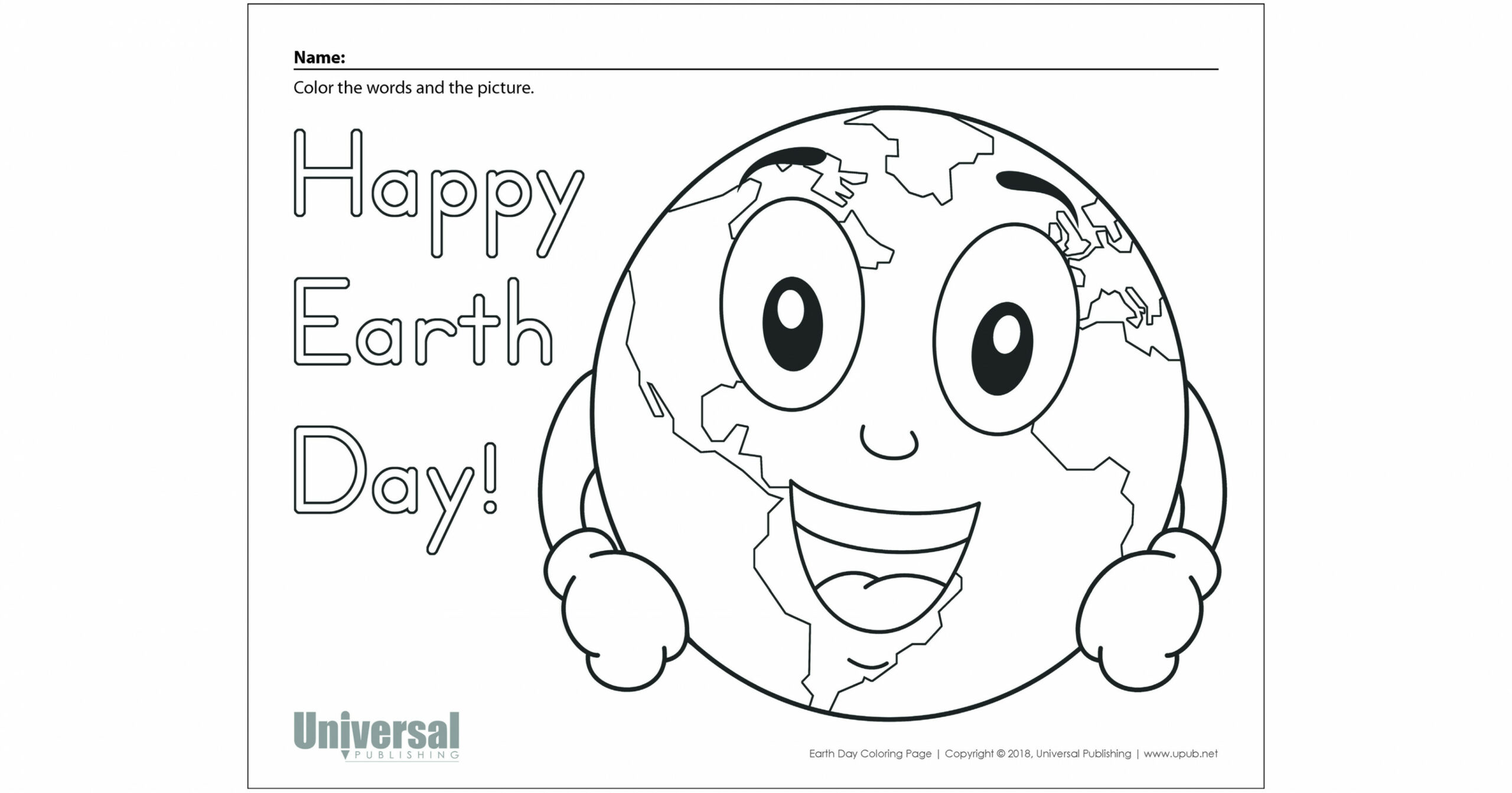 Earth Day Activities  Free Printables - Universal Publishing