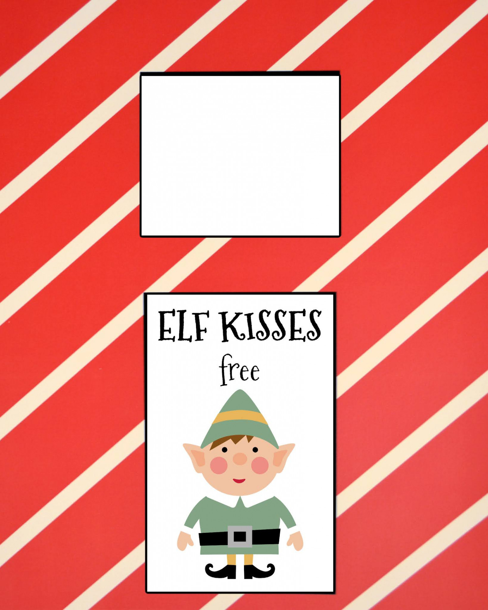 East Coast Mommy: Elf on the Shelf Kissing Booth (free printable)