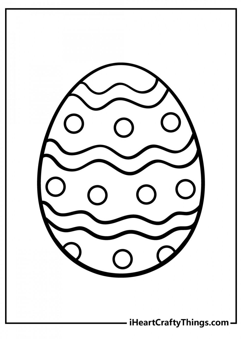 Easter Egg Coloring Pages (% Free Printables)