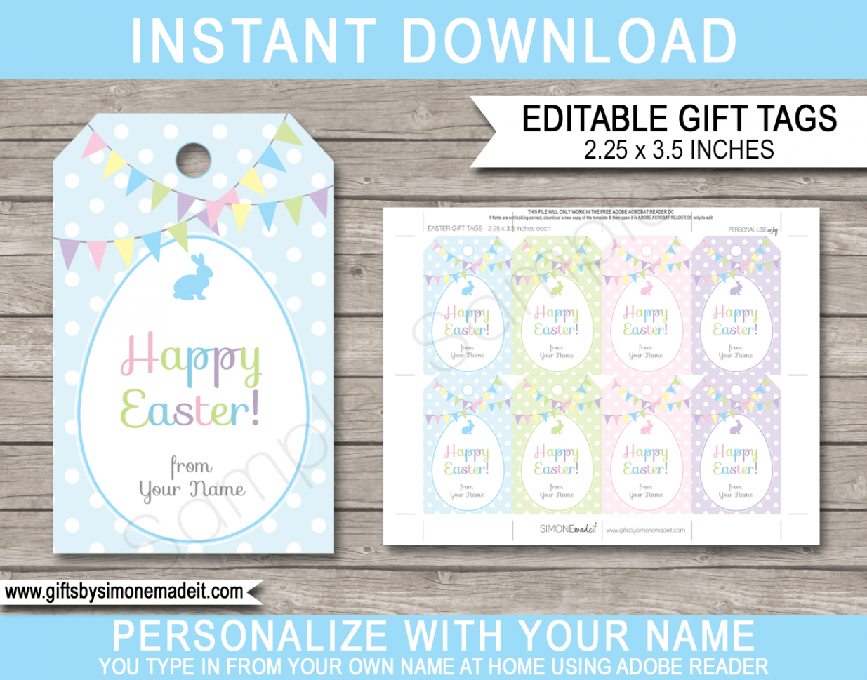 Easter Gift Tags