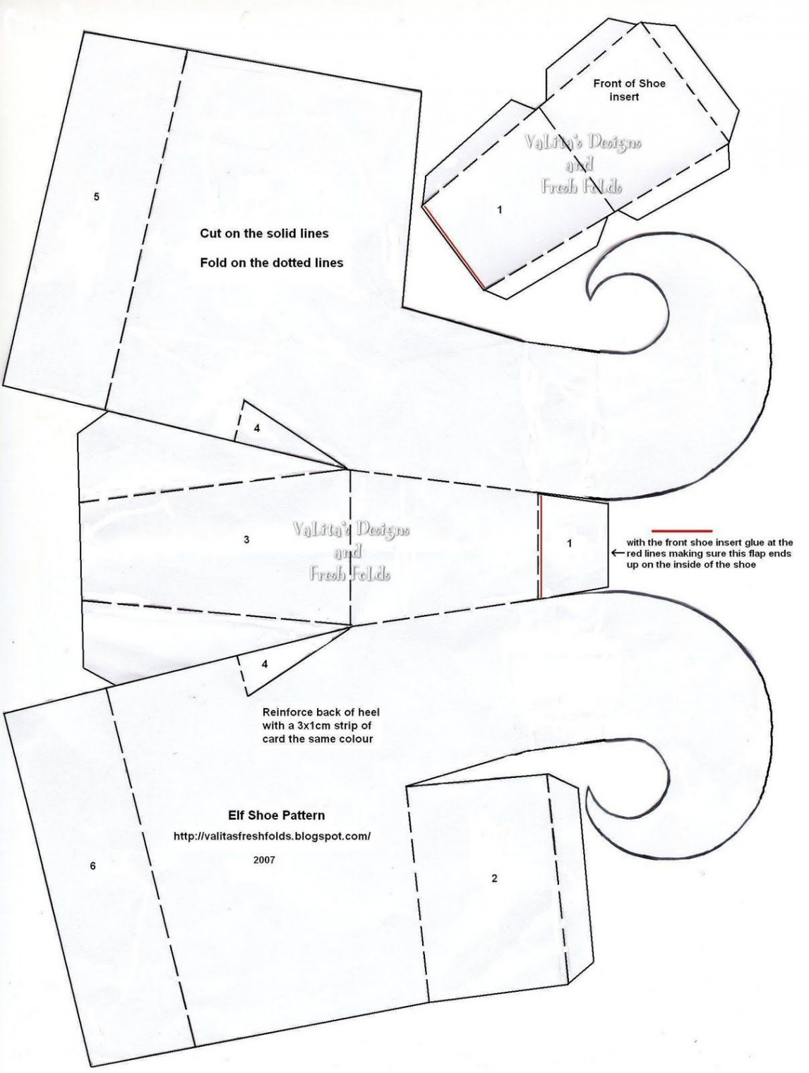 Elf Shoe Box  PDF  Elf shoes, Paper shoes, Christmas fun