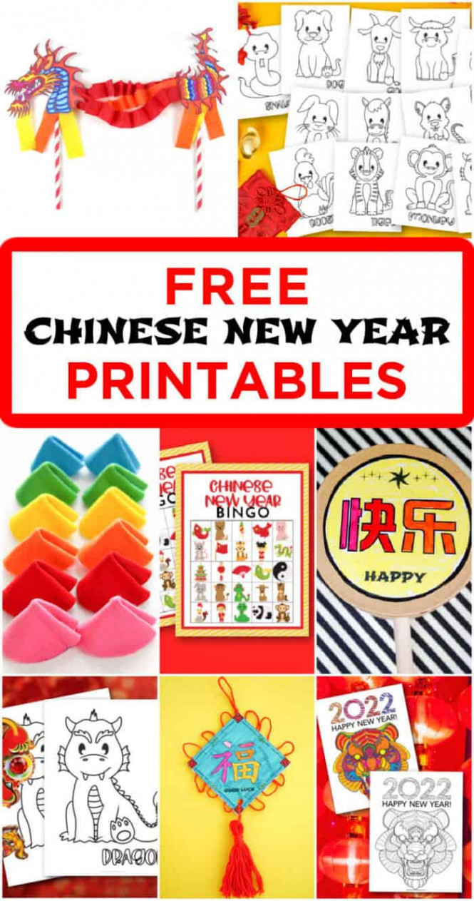 Free Chinese New Year Printables - Made with HAPPY