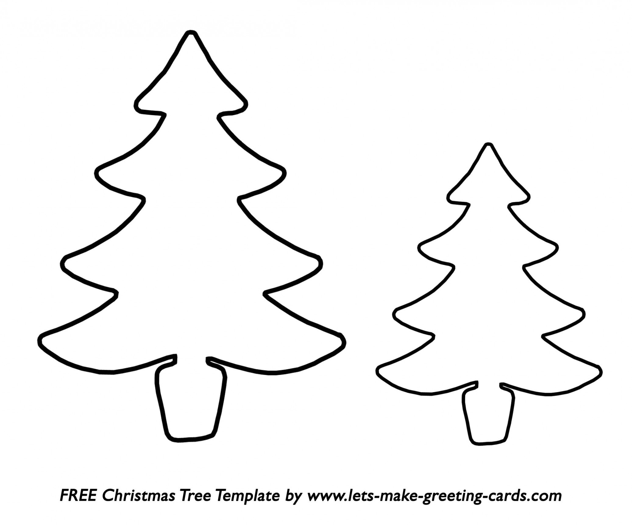 Free Christmas Tree Templates