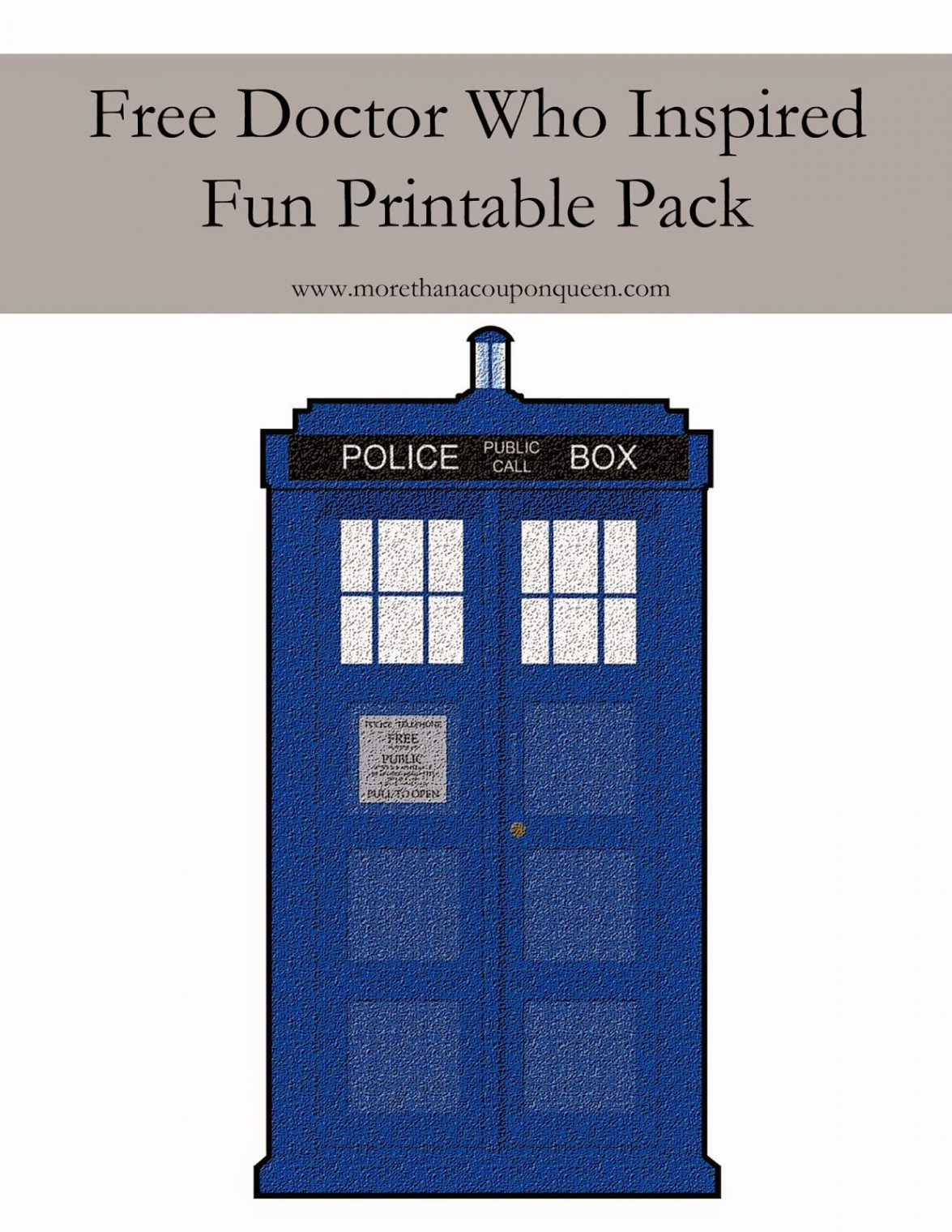 Free Doctor Who Printables  Doctor who craft, Doctor who, Doctor