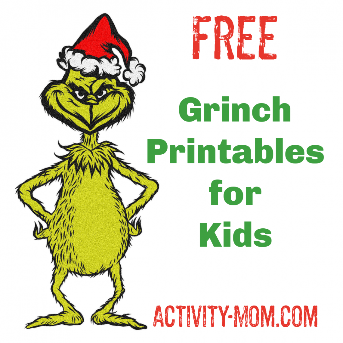 Free Grinch Printable Activities for Kids - The Activity Mom