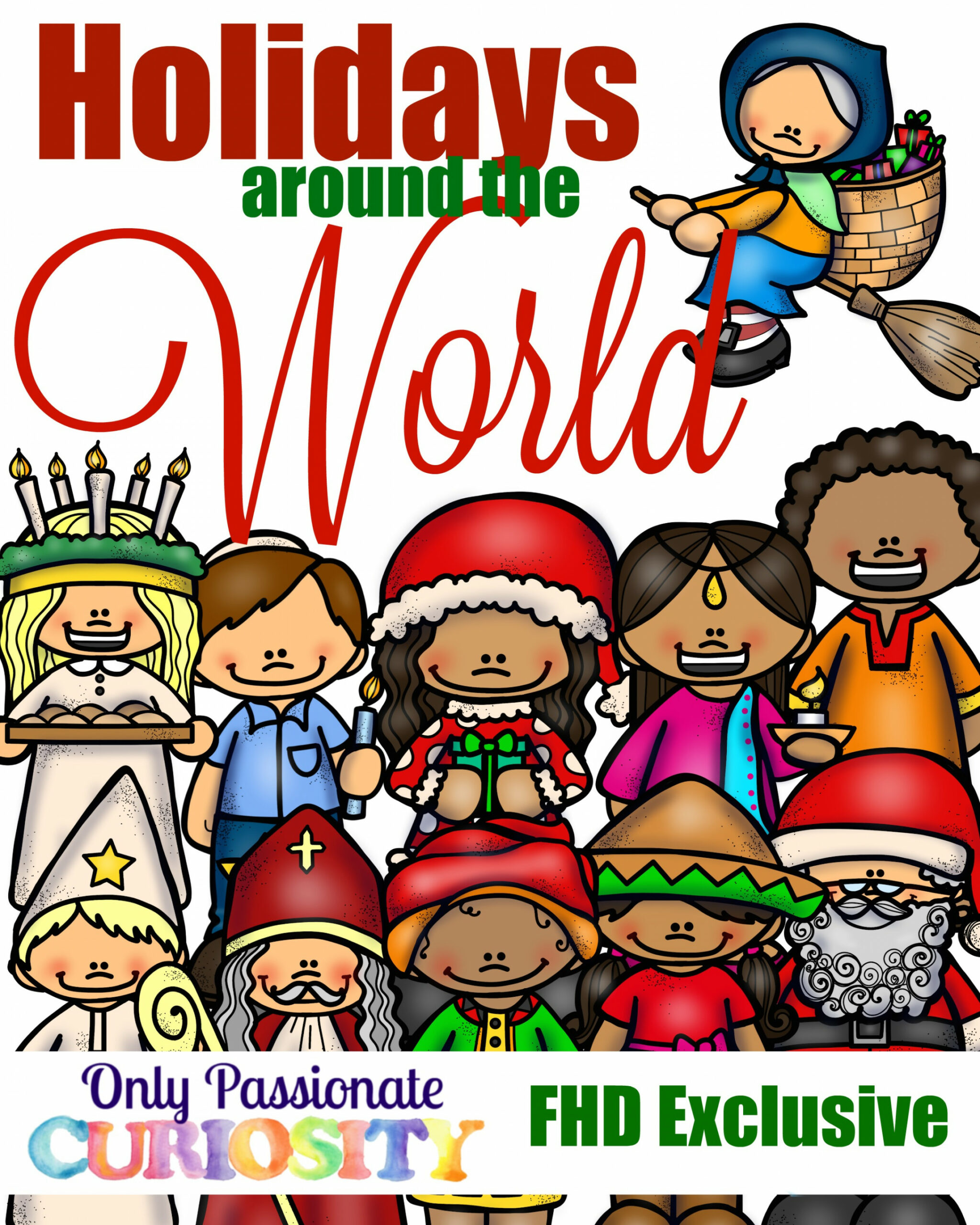 FREE HOLIDAYS AROUND THE WORLD PACK (Instant Download)