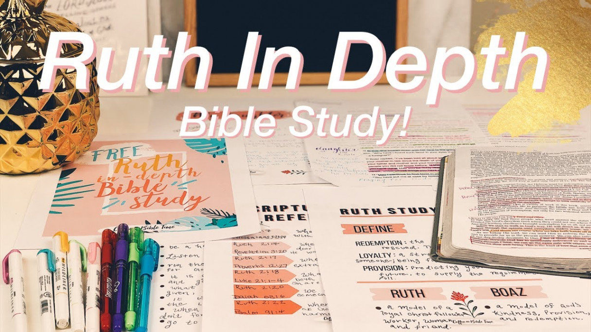 FREE In-Depth Printable on Ruth!  Coffee and Bible Time Inc