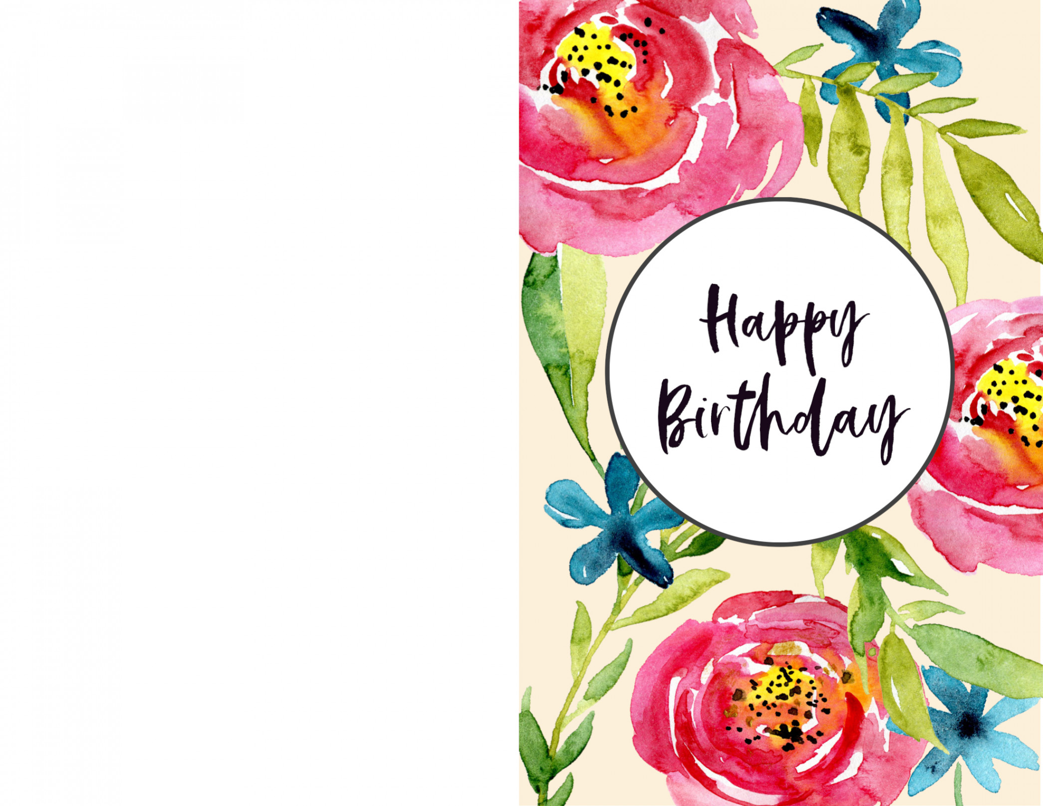 Free Printable Birthday Cards - Paper Trail Design