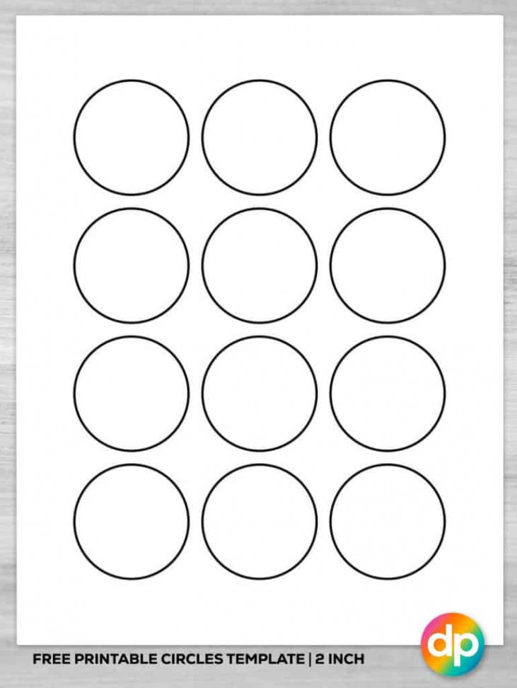 Free Printable Circle Templates - Daily Printables