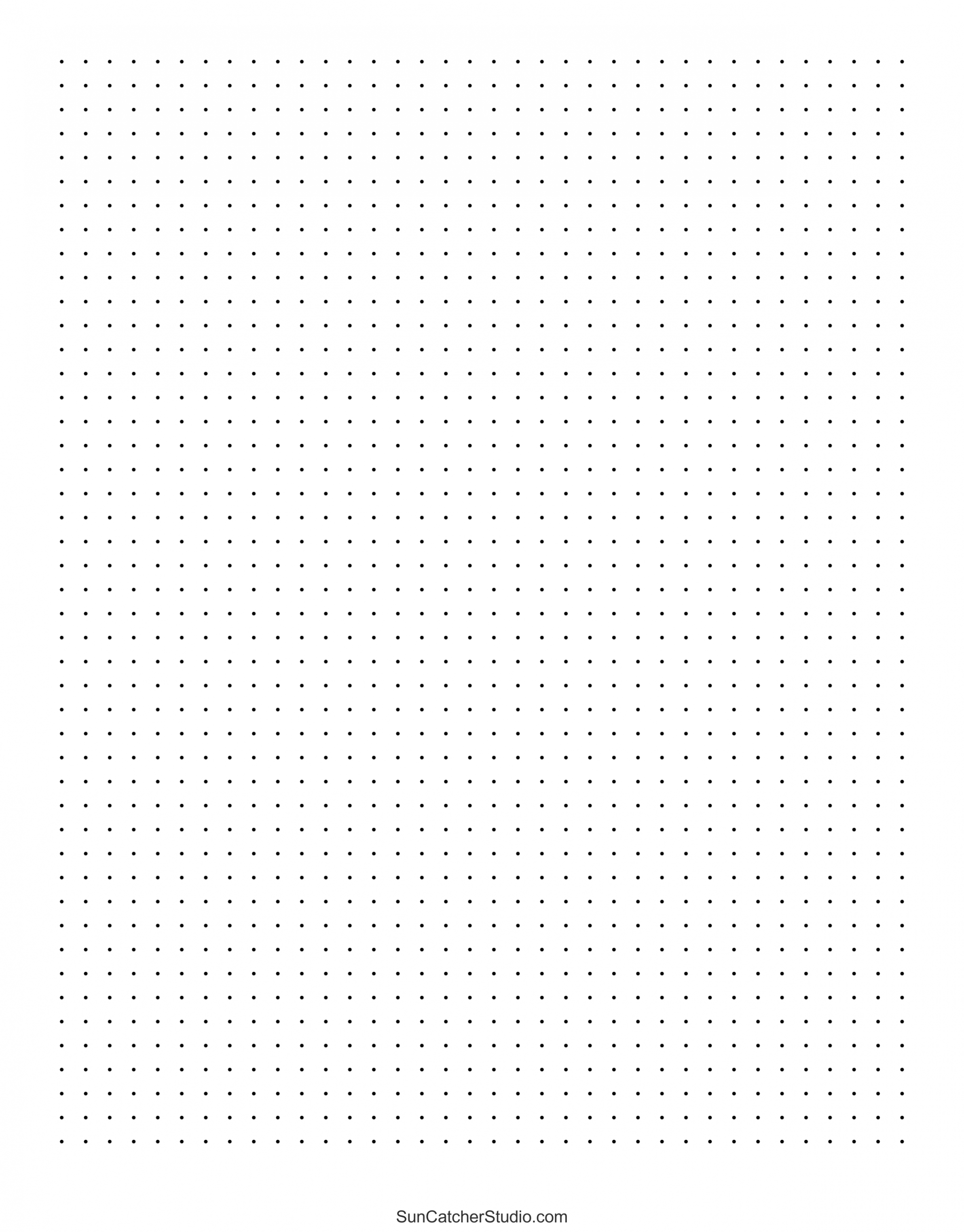 Free Printable Dot Paper: Dotted Grid Sheets (PDF & PNG) – DIY