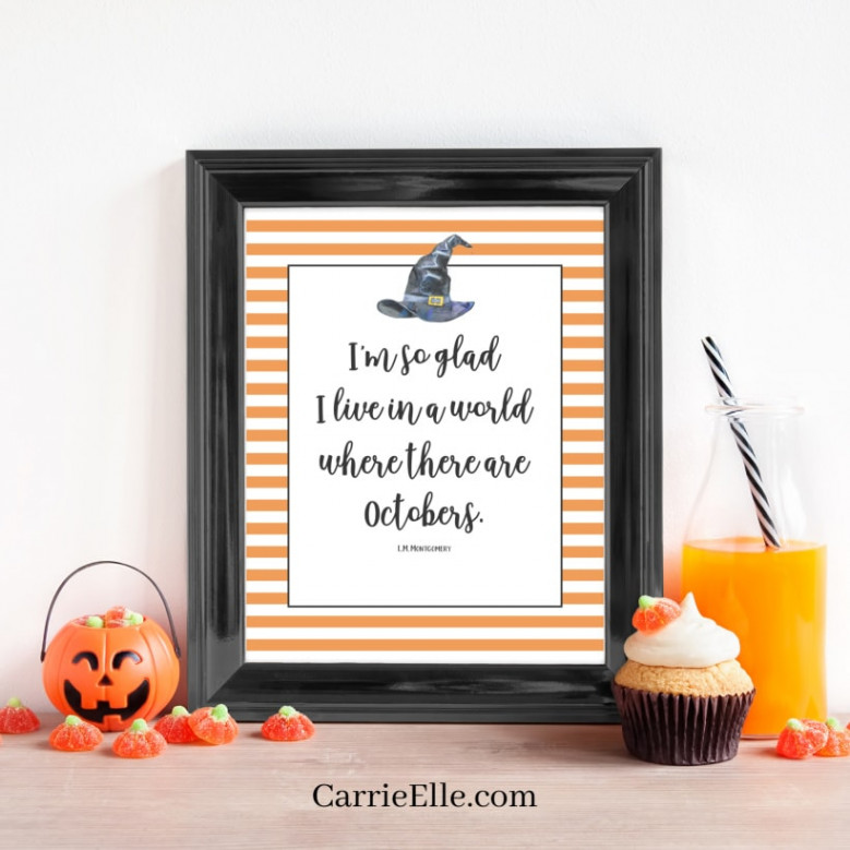 Free Printable Halloween Wall Art  Eighteen