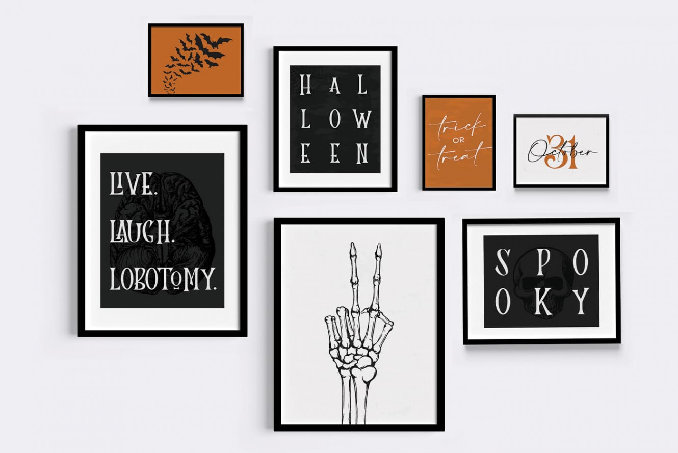 Free Printable Halloween Wall Art - Favorite Printables