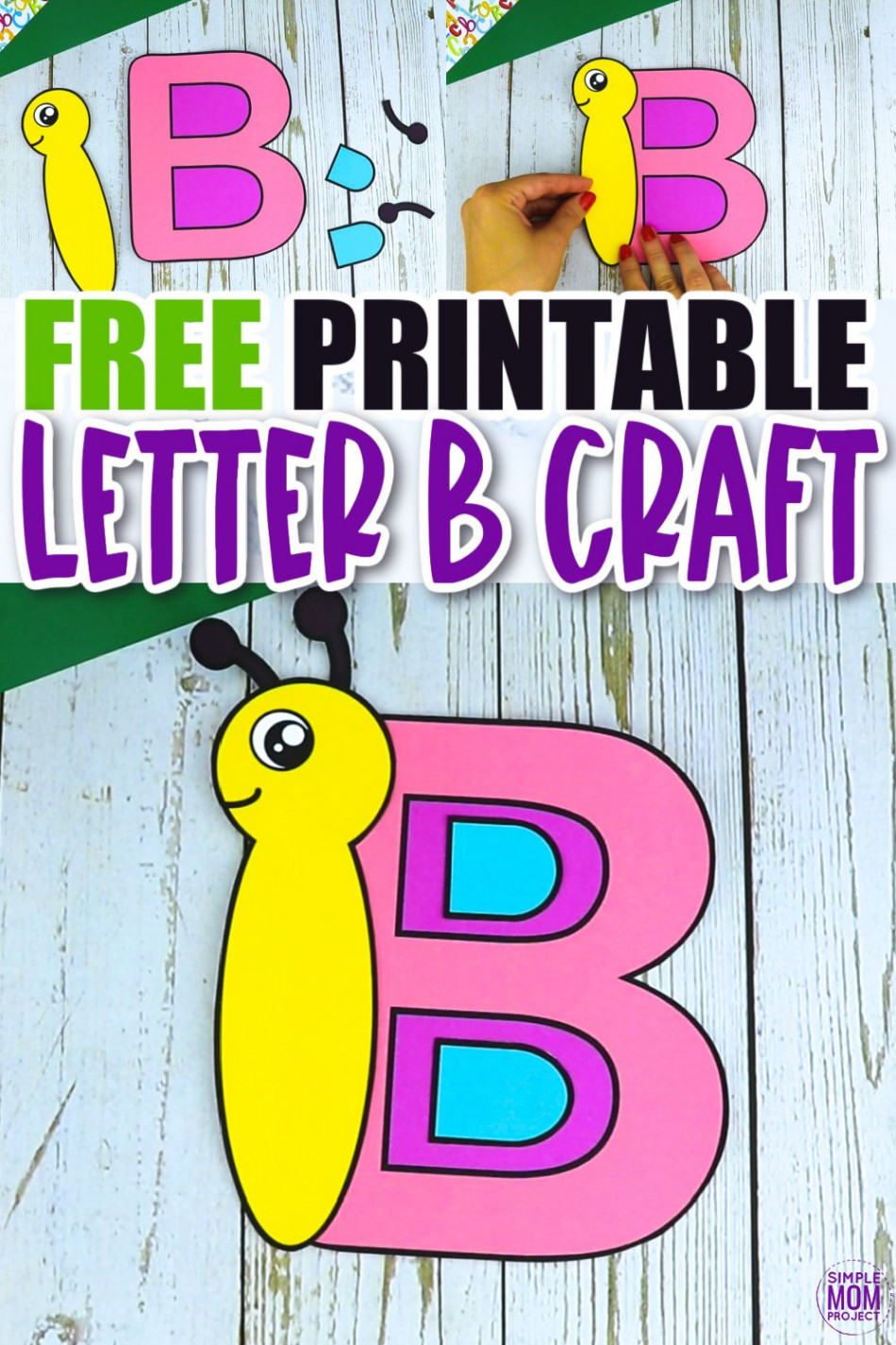 Free Printable Letter B Craft Template – Simple Mom Project